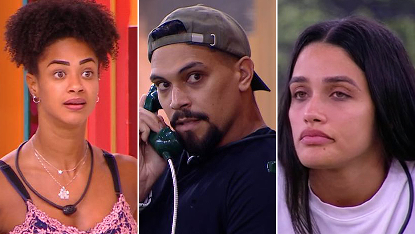 Aline, Vinícius e Eva, do Big Brother Brasil 25