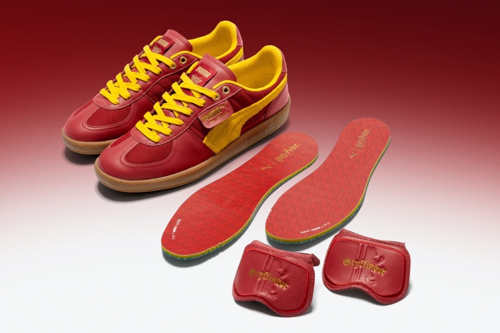 tênis-puma-harry-potter-palermo-grifinoria Tênis Palermo Grifinória da coleção Puma X Harry Potter