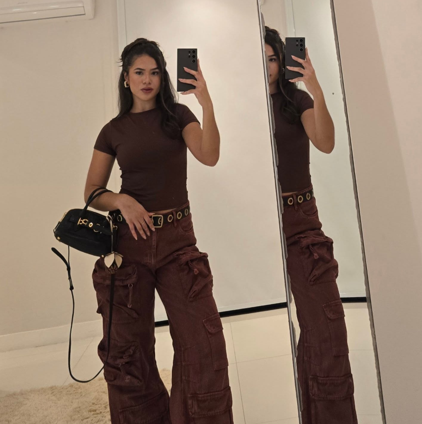 Look da Maisa com calça cargo