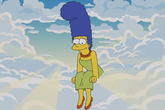 Marge Simpson no céu