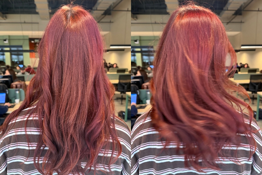 cabelo-linha-gloss-absolu-kerastase Cabelo da repórter Sofia Duarte após tratamento com a linha Kérastase