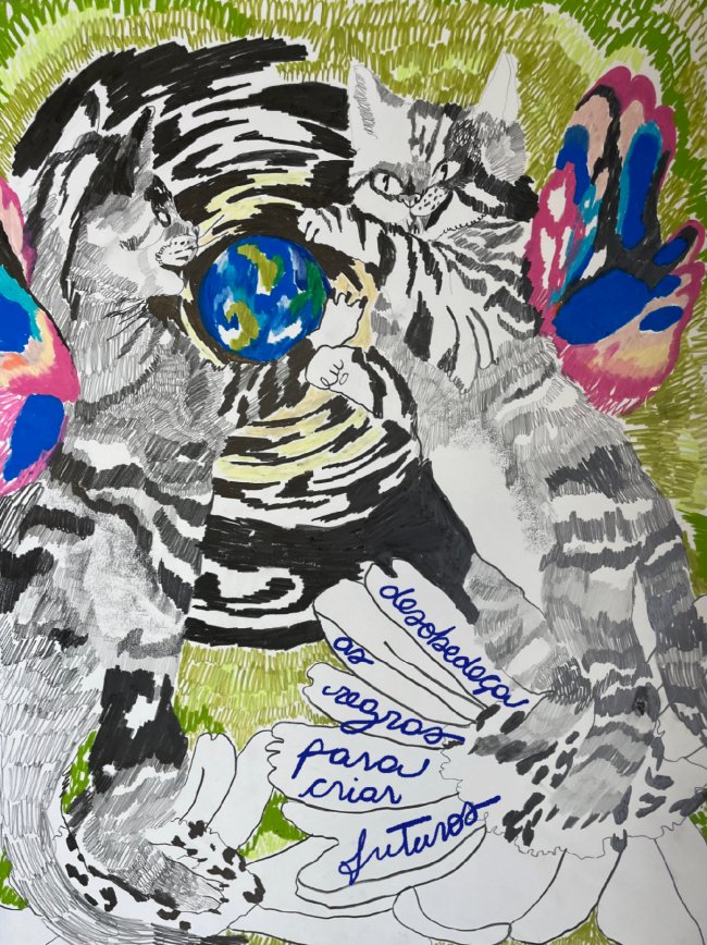 Ilustração feita por Helena Obersteiner para representar a palavra "Desobedeça", do manifesto editorial da CAPRICHO. Exclusivo na edição impressa.