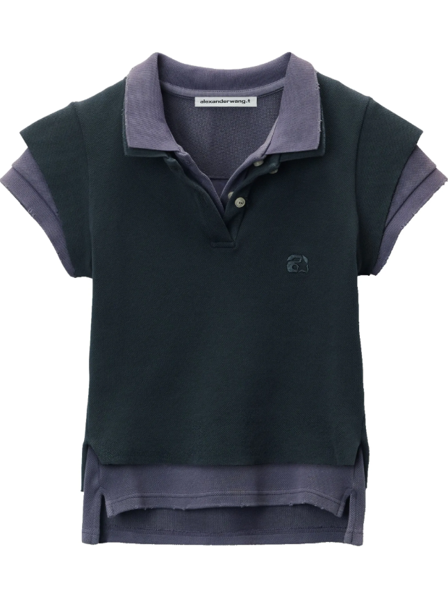 polo-alexander-wang-rihanna Camisa polo dupla Alexander Wang usada por Rihanna