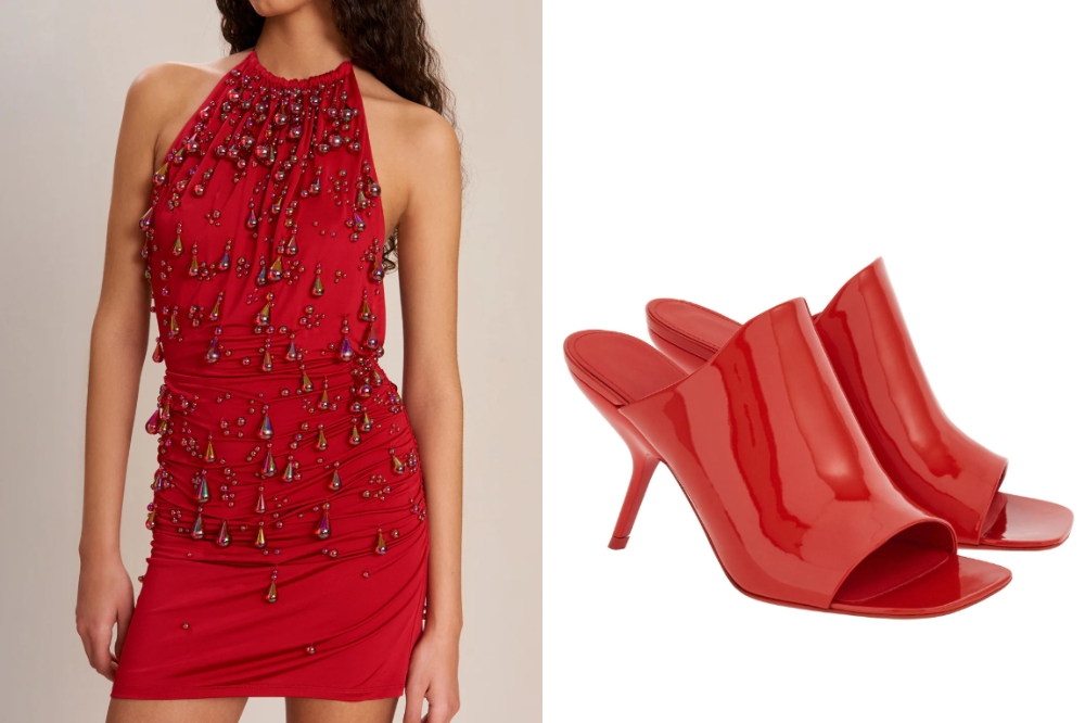 maisa-silva-look-vermelho Vestido Cult Gaia e sapato Ferragamo usados por Maisa Silva