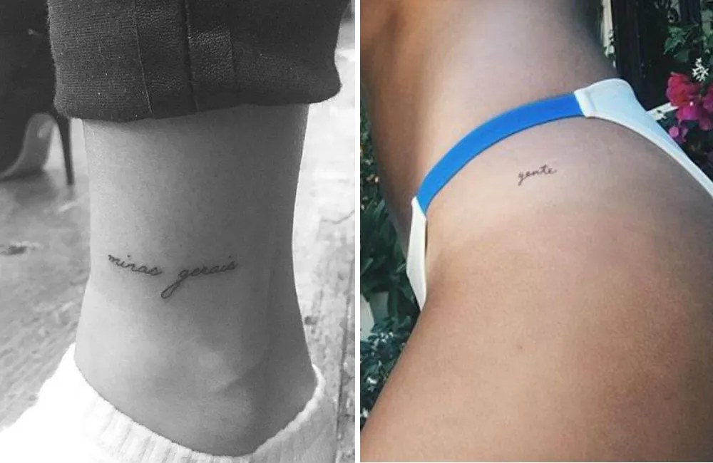 Tatuagens brasileiras Hailey Bieber Tatuagens brasileiras Hailey Bieber