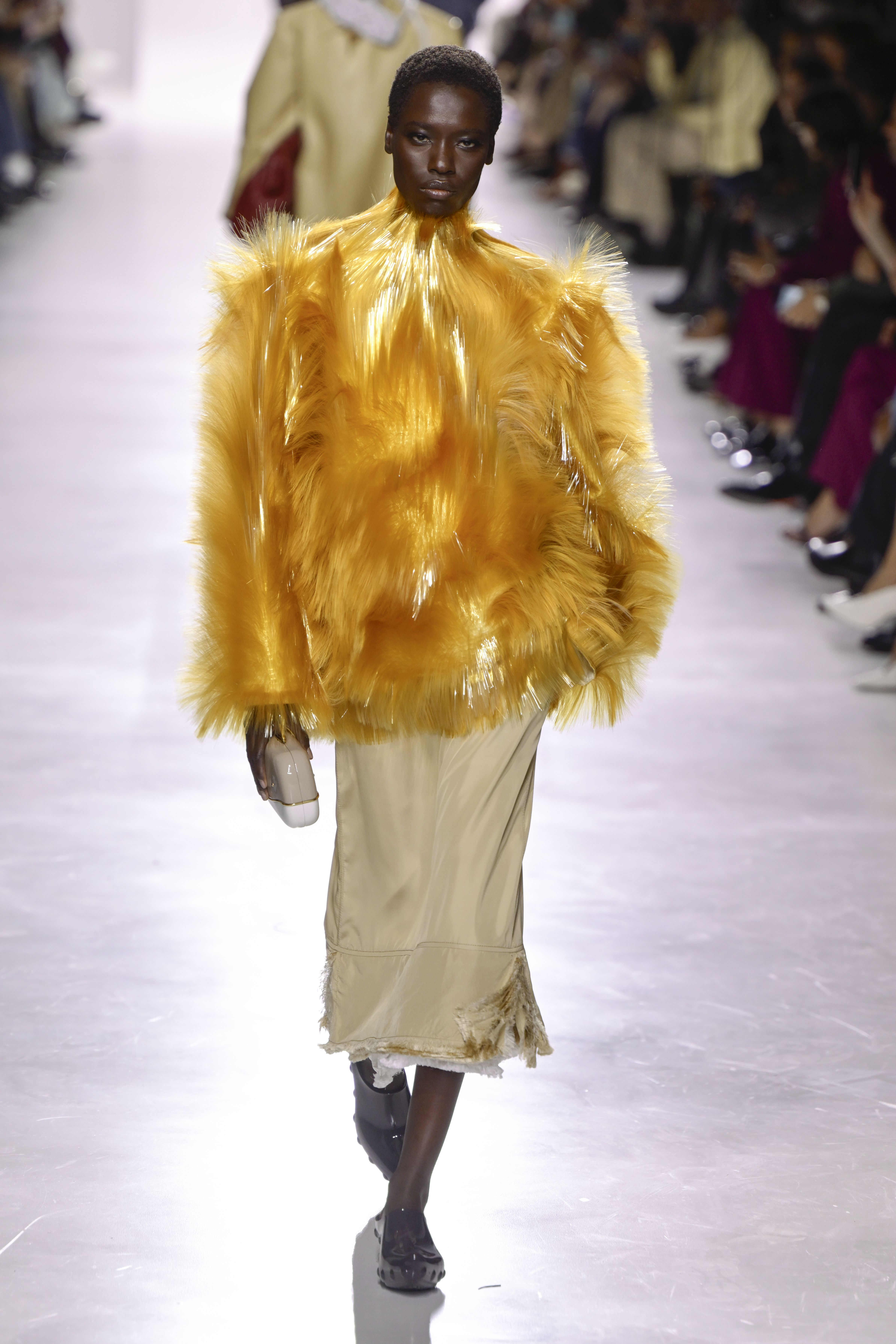 Desfile de primavera-verão 2026 da Bottega Veneta na semana de moda de Milão