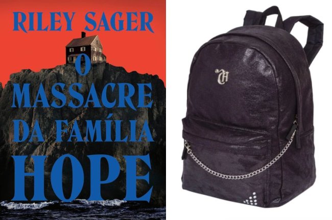 O massacre da família Hope e Mochila Grande Capricho 21Z03 Rock