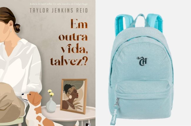 Em outra vida, talvez e Mochila Grande Capricho Hype Green Sea