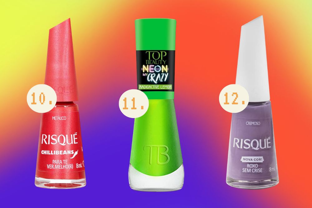 Esmaltes para fazer unhas de Halloween