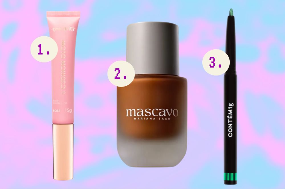 Produtos de maquiagem lançados por marcas nacionais em 2025