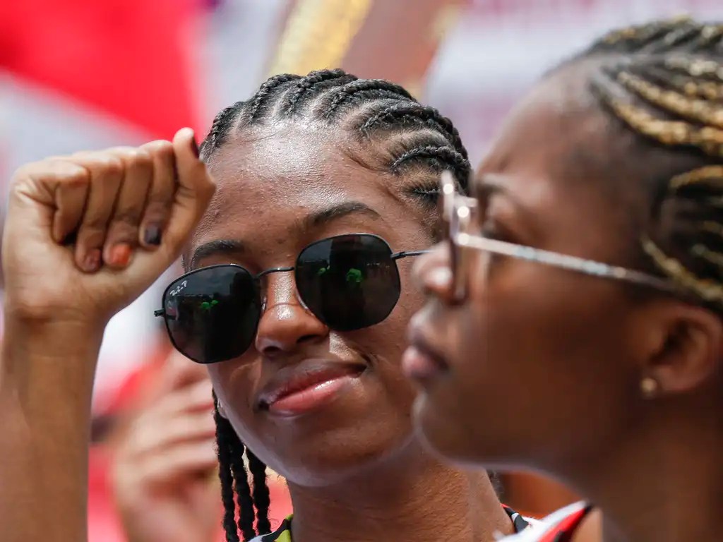 Marcha das Mulheres Negras, realizada na Esplanada dos Ministérios.