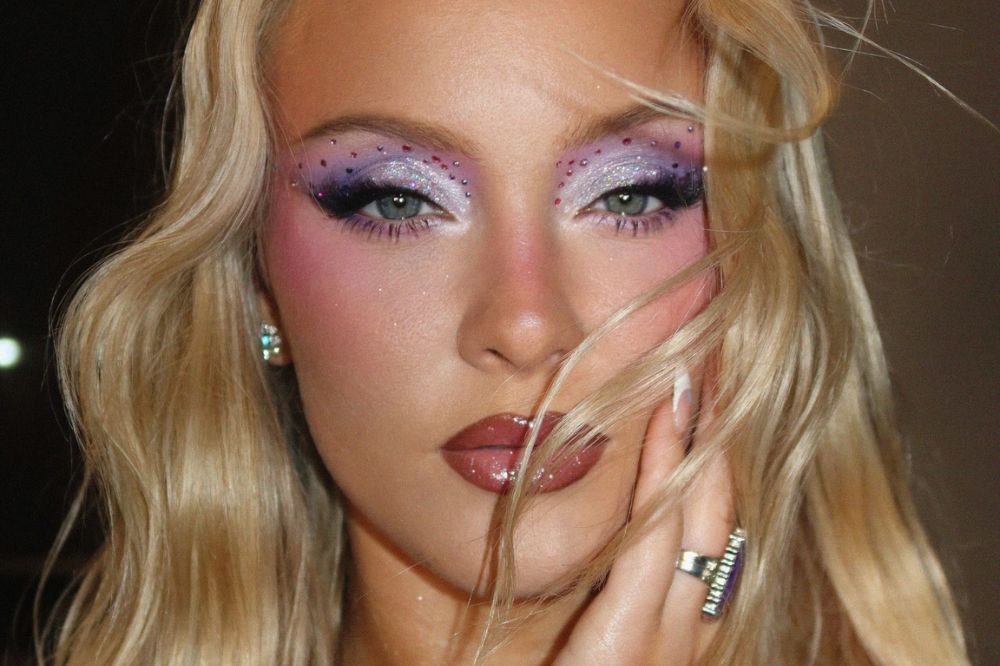 Maquiagem da Zara Larsson na Midnight Sun Tour