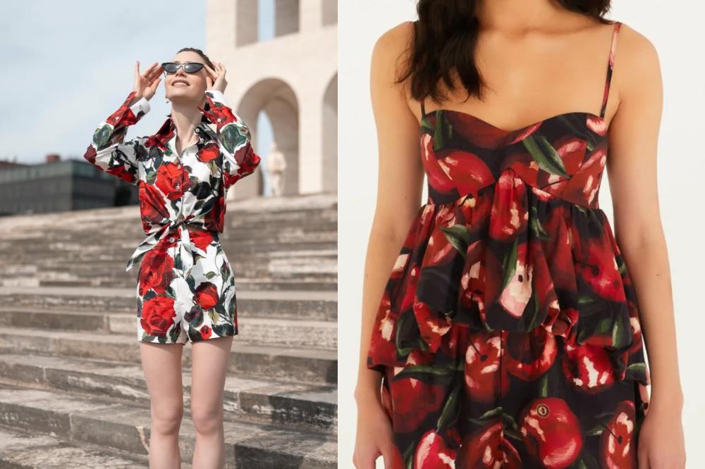 Conjunto de frutas inspirado em Emily em Paris