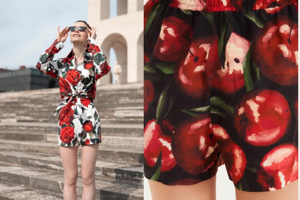Conjunto de frutas inspirado em Emily em Paris