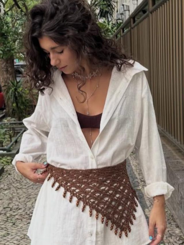 O crochê vai dominar os looks do verão desses 6 jeitos