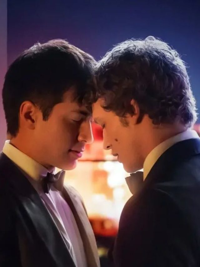 Shane Hollander e Ilya Rozanov em Heated Rivalry