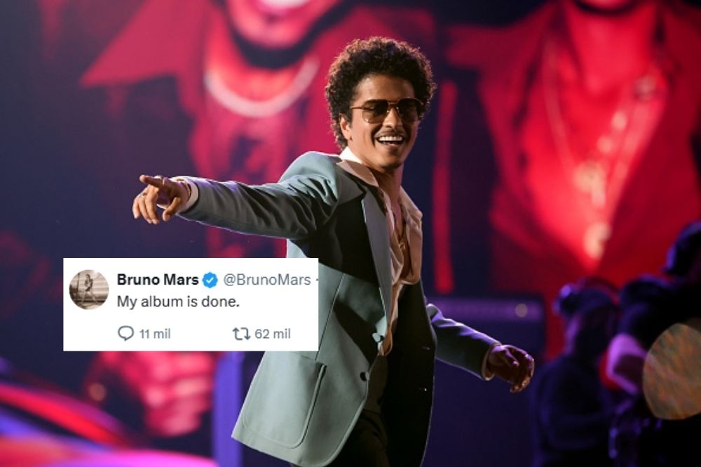 Bruno Mars anuncia que novo álbum está pronto