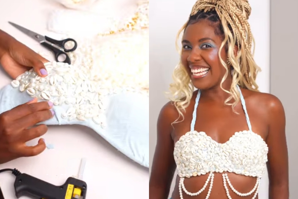 Como customizar top de biquíni para o Carnaval