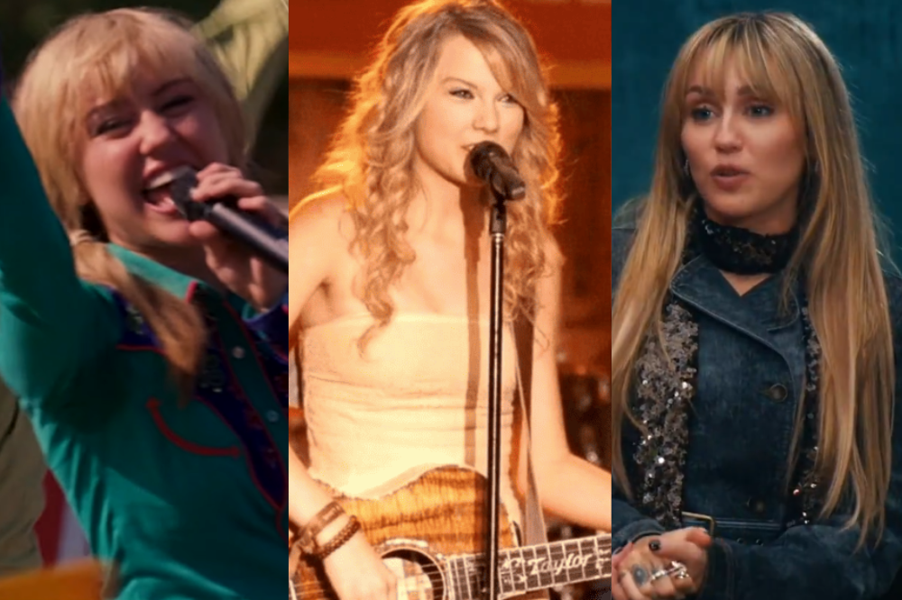 Miley e Taylor dividiram as telas do do cinema em filme de ‘Hannah Montana’
