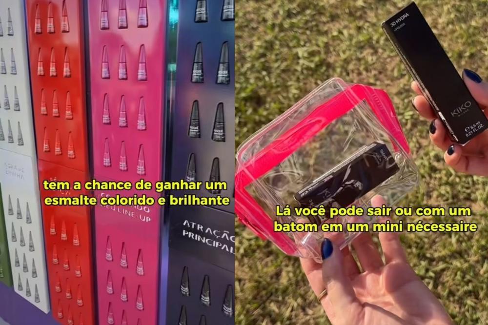 roteiro de ativações de beleza no Lollapalooza