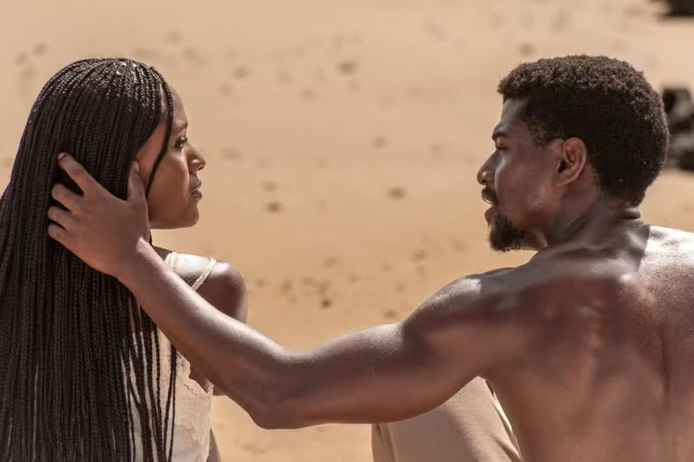 Duda Santos e Ronald Sotto como Alika e Tonho em ‘A Nobreza do Amor’