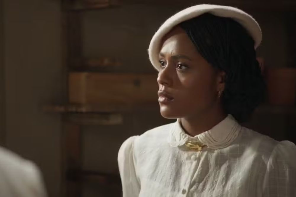 Duda Santos em ‘A Nobreza do Amor’ como Alika