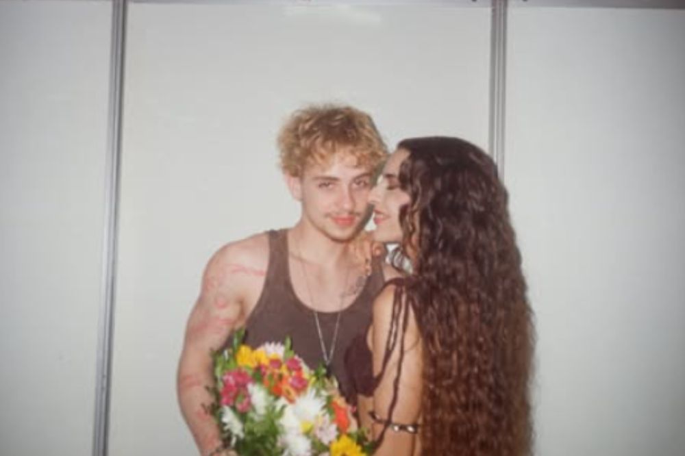 Juliano Floss e Marina Sena