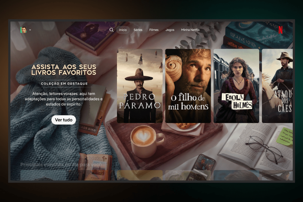 Netflix cria menu especial com coleção de adaptações literárias