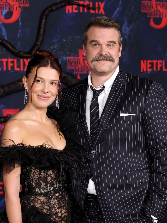 Millie Bobby Brown e David Harbour