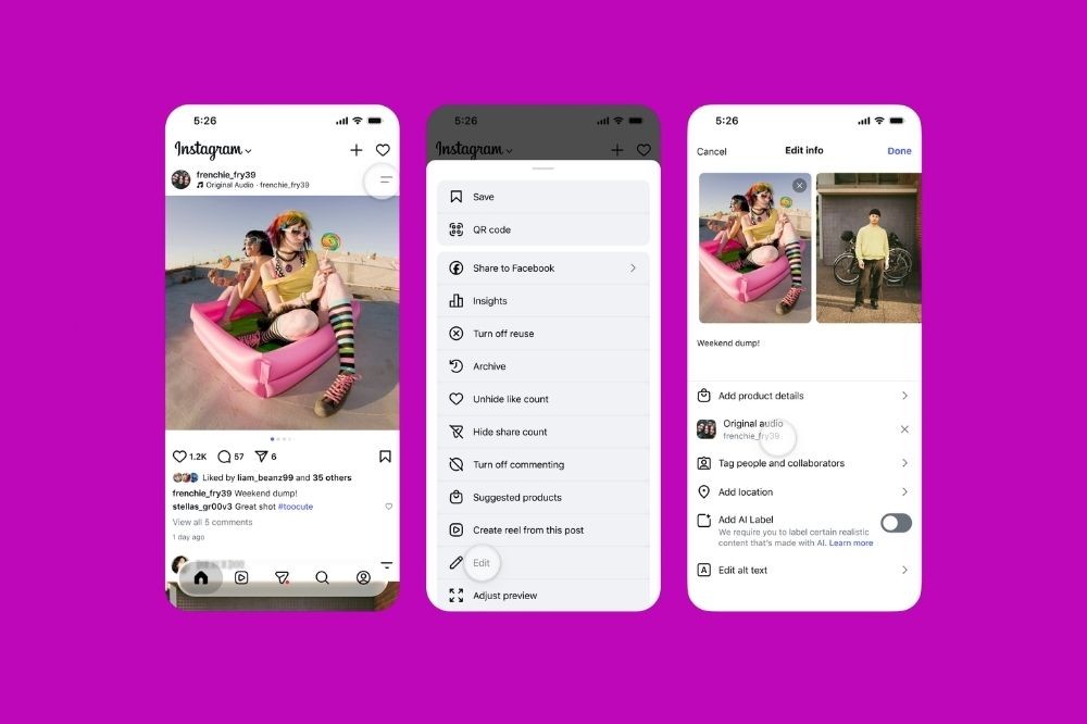 Instagram permite trocar música de post, mesmo depois de publicado
